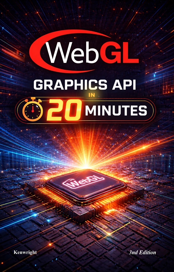 Cover of WebGL Graphics API in 20 Minutes (Coffee Break Series)